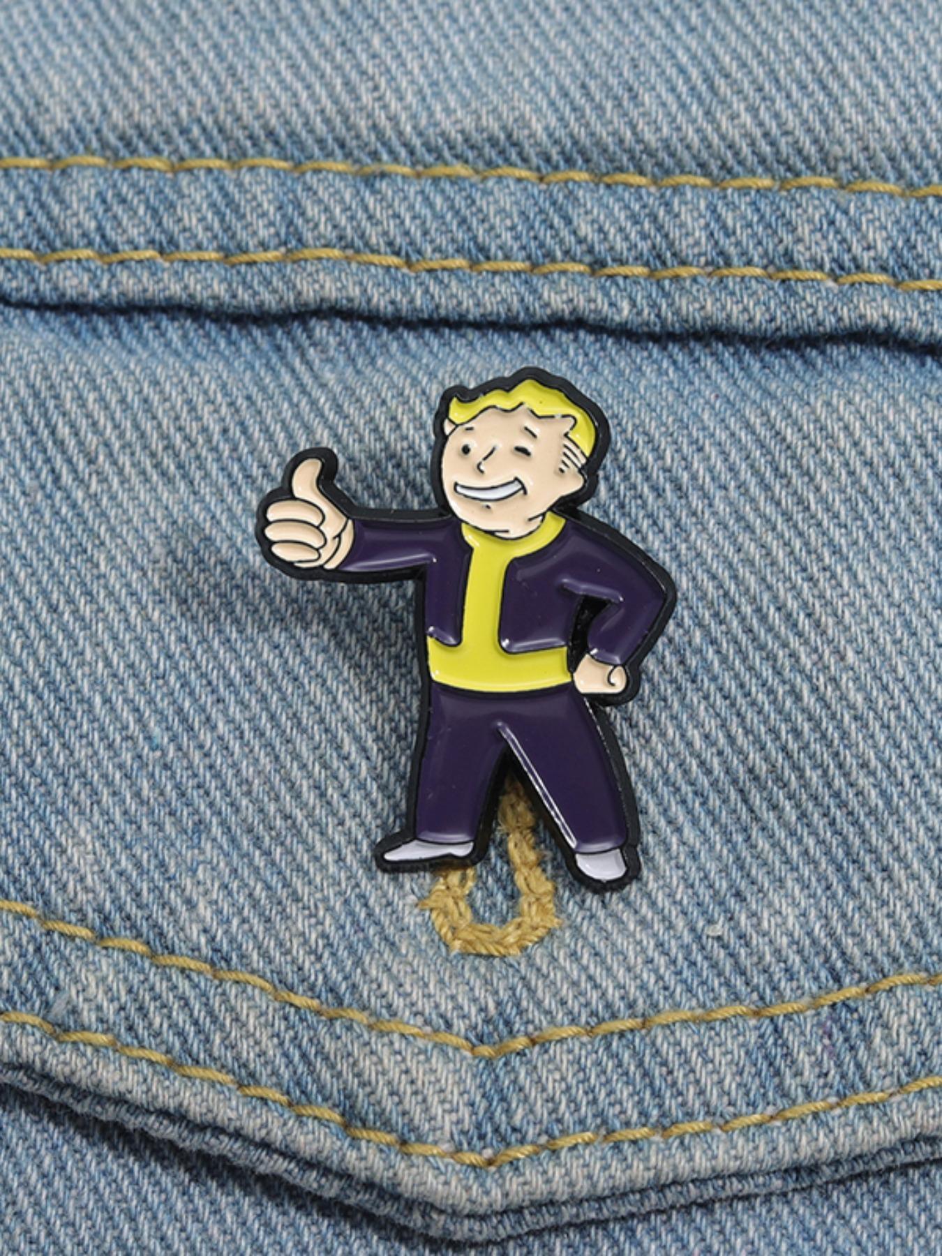Cartoon Character Design Brooch Clip, Brooch Pin, Cute Casual Clothes Accessories for Men & Women, Fashion Brooch for Daily Clothing Decor, Trendy All-match & Exquisite Brooch for Birthday Gift, Fashion Accessory