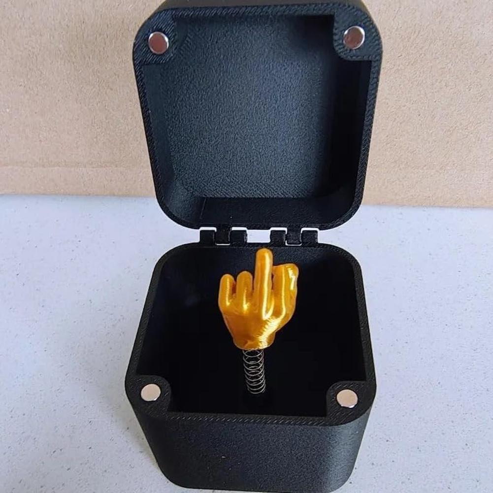 Middle Finger Surprise Gift Box Annoying Gift Box Funny Middle Finger Box Christmas Fun Prank Gift