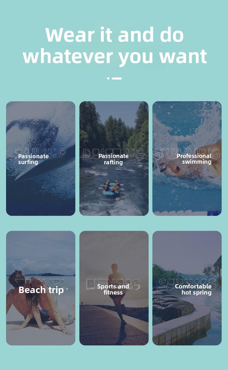 Adult Swimming Trunks Men's Flat-angle Five-point Swimsuit Set Anti-embarrassment New Professional Beach Adult Swimming Equipment