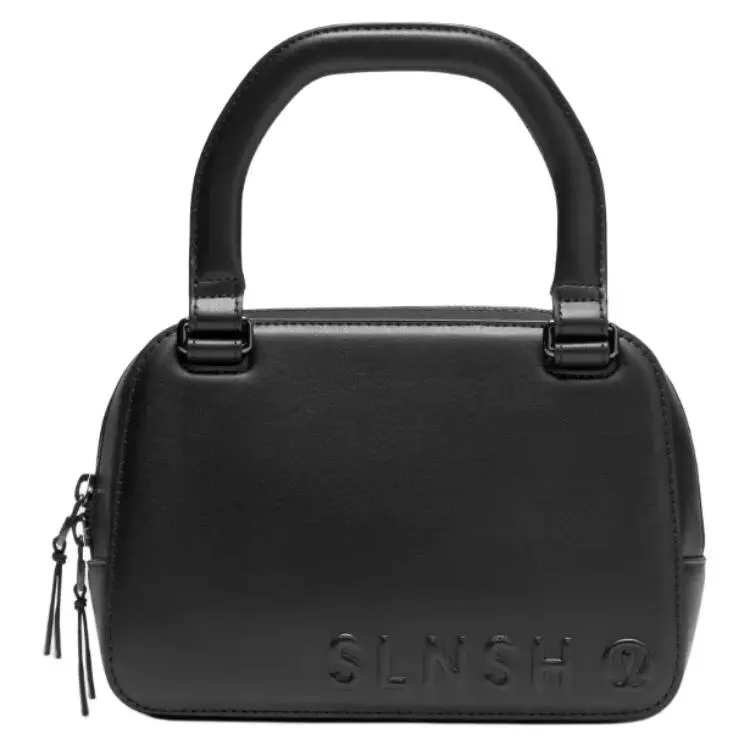 Lululemon 2L SLNSH Leather Waist Bag - Unisex, Durable, Eco-Innovative, Leather-Style, Minimal, Monochrome Women's Crossbody Handbag (Black), Durable Women's Handbags, Eco-Innovative Women's Handbags