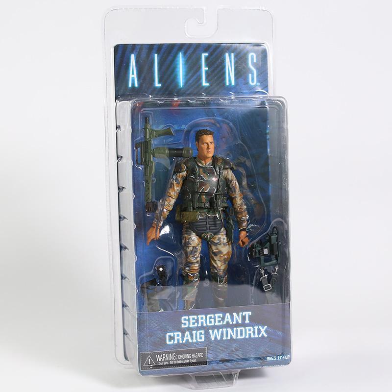 NECA Aliens Xenomorph Warrior Dog Alien Ellen Ripley Weyland Yutani Bishop Colonel Cameron 7"Action Figure Collectible Model Toy popular