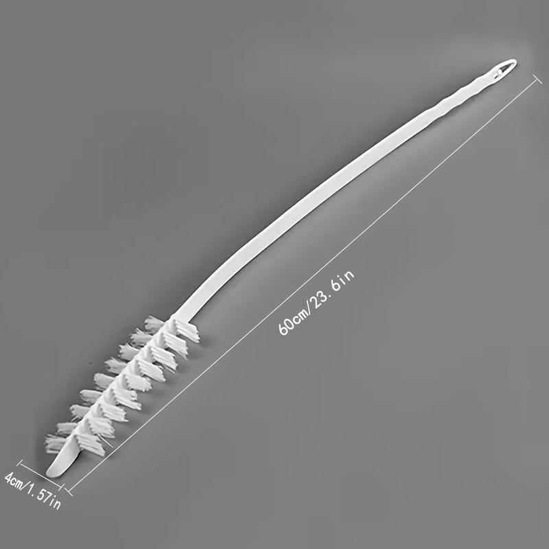 Long Handle Powerful Washing Machine Cleaning Brush, Flexible Deep Clean Head, Durable Plastic Material, for Roller & Top Load Washers