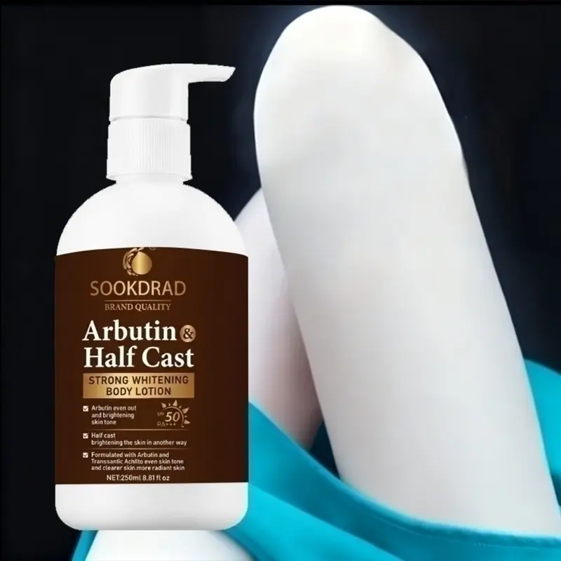 Hydrating Body Lotion with Bearberry, Moisturizing for Dry Skin, 250ML, Daily Care for All over Body, Home Use, 24 Months Shelf Life