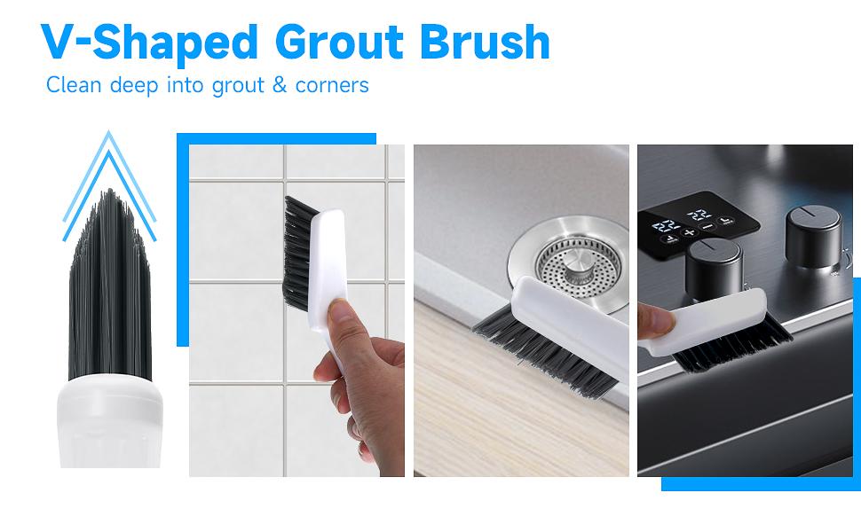 14Pcs Crevice Cleaning Brush Set, V Shape Grout Cleaner Brush for Deep Cleaning Gap, Hard Bristle Scrub Brushes Tools, Cleaning Supplies for Household Use, Bathroom, Kitchen, Toilet, Window 14Pcs Crevice Cleaning Brush Set, V Shape Grout Cleaner Brush for Deep Cleaning Gap, Hard Bristle Scrub Brushes Tools, Cleaning Supplies for Household Use, Bathroom, Kitchen, Toilet, Window