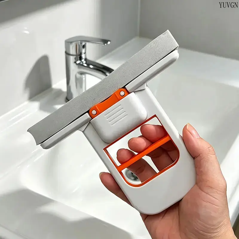 4pcs Foldable Multi-Room Cleaning Kit - 1 Mop, 3 No-Rinse Sponge Cleaners, Space-Saving Handheld Tools for Home, Office Indoor Recreation Use