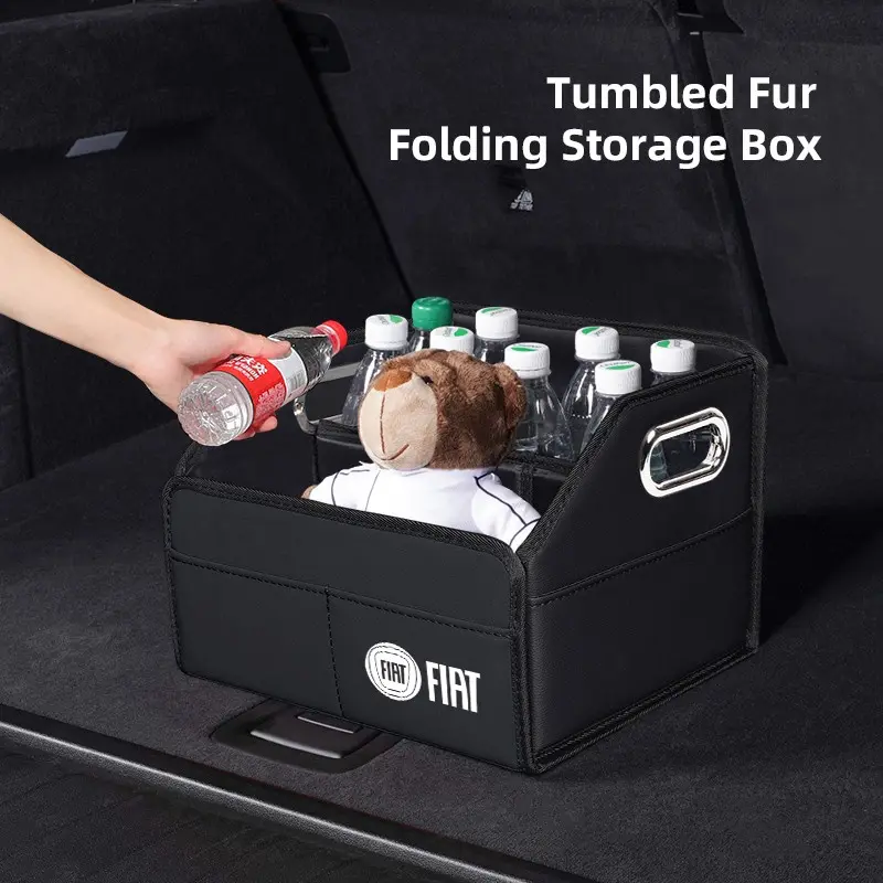 Car High-capacity Car Storage Box Organizing Bag Trunk Tool Case Auto Accessories For FIAT Abarth Panda Tipo Pulse 600 Mobi 500 Cronos Fastback Freemont Topolino Strada Doblo