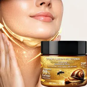 V-Shape Firming Neck Cream, Collagen, Hyaluronic Acid, Honey, Deep Moisture, Quick Absorption, Smooth Skin, Lifts Double Chin