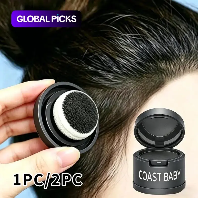 Waterproof Sweat-Resistant Hairline Shadow Powder, Receding Hairline Coverage, Even Color Payoff, Non-Caking, Full Head Contour #GLOBAL PICKS