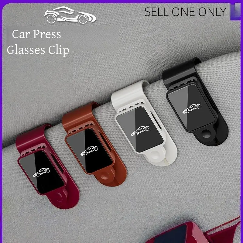 Car Sunglasses Holder Clip, Multi-Functional Eyeglass Organizer, Universal Fit for All Vehicles, Storage & Decoration, Perfect Gift Choice, Car Storage Organizers, Car Accessories