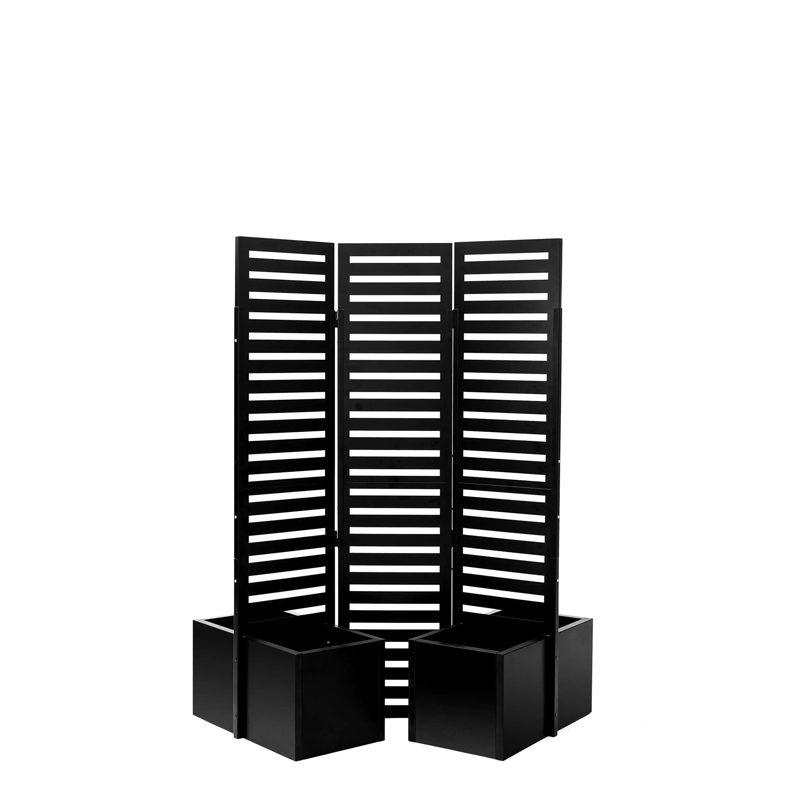 Foldable Hinged Metal Garden Planter Box, Weatherproof Galvanized Steel Planting Bed with Drainage Holes, Collapsible Hinge Design for Patio, Backyard Vegetable & Flower Cultivation