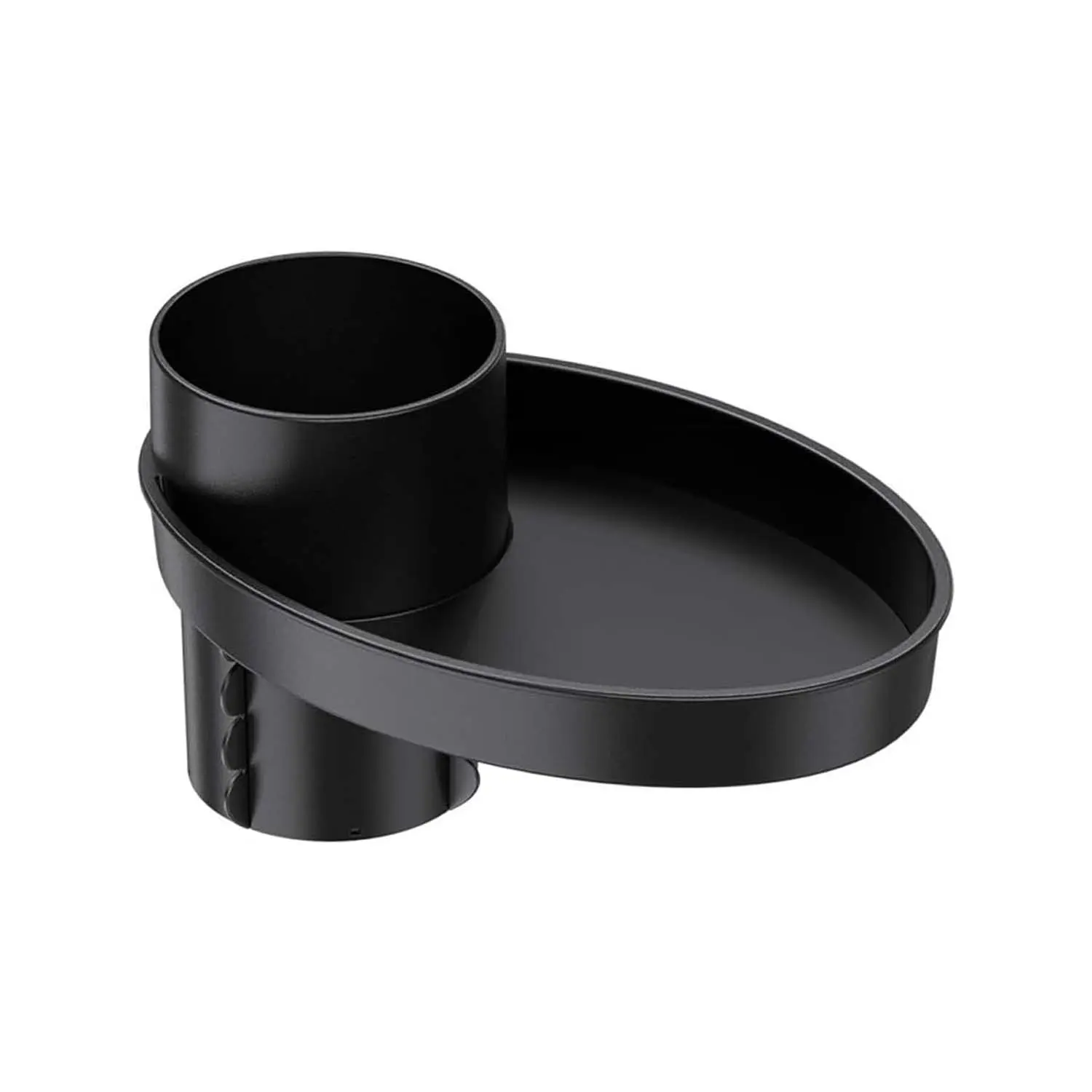 Kids Car Seat Snack Tray - Compact ABS+TPR Car Organization Accessories, Durable & Easy to Use Travel Tray with Rotatable Cup Holder and Plate Organizer