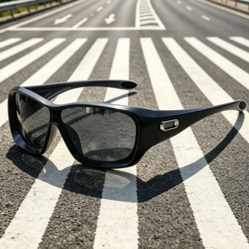 New Large Fashion Trendy Glasses, Unisex, Simple Stylish Design, Single Lens, UV Protection, Perfect for Men and Women, Trending Glasses