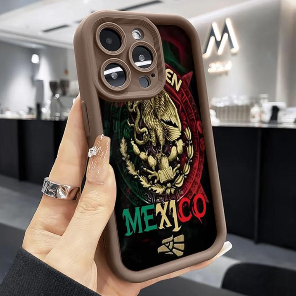 Mexican Flag Aztec Calendar Phone Case for iPhone 17 Pro Max 16 E 15 14 Plus 13 12 11 Pro Max & Samsung S21S22 S23 S24 S25 S26 Ultra Plus, Mexican Heritage Shockproof Silicone Protective Cover Mexican Flag Aztec Calendar Phone Case for iPhone 17 Pro Max 16 E 15 14 Plus 13 12 11 Pro Max & Samsung S21S22 S23 S24 S25 S26 Ultra Plus, Mexican Heritage Shockproof Silicone Protective Cover