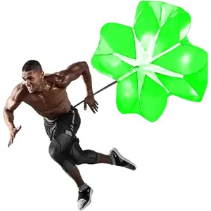 Running Speed Chute Resistance Parachute 56 inch Powerchute Umbrella  Sprint Power Soccer Trainer for Runner, Football, Soccer Drilling