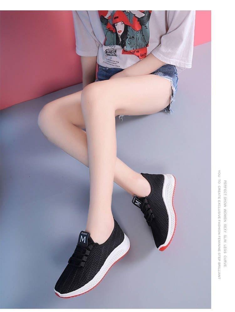 Mesler Summer White Sneakers for Women, Mesh Sports Shoes, Ladies' Shoes, Nurse Shoes, Home Summer Mesh Shoes, Women's Hollow Breathable Shoes