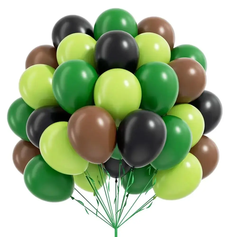 62pcs 10-Inch Balloon Set, Deep Lemon Latex Balloons, Perfect for Jungle Theme Birthday Party Decorations