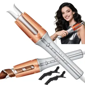 1 pc Automatic Curling Iron 1 Inch with 3 Temperatures, 2-Way Rotation, Anti-Scald, Anti-Tangle, Automatic Shut-Off, Swivel Cord Barrel Automatic Curler -Effortlessbeauty-Hairhack- Coachella-mothersdaygift