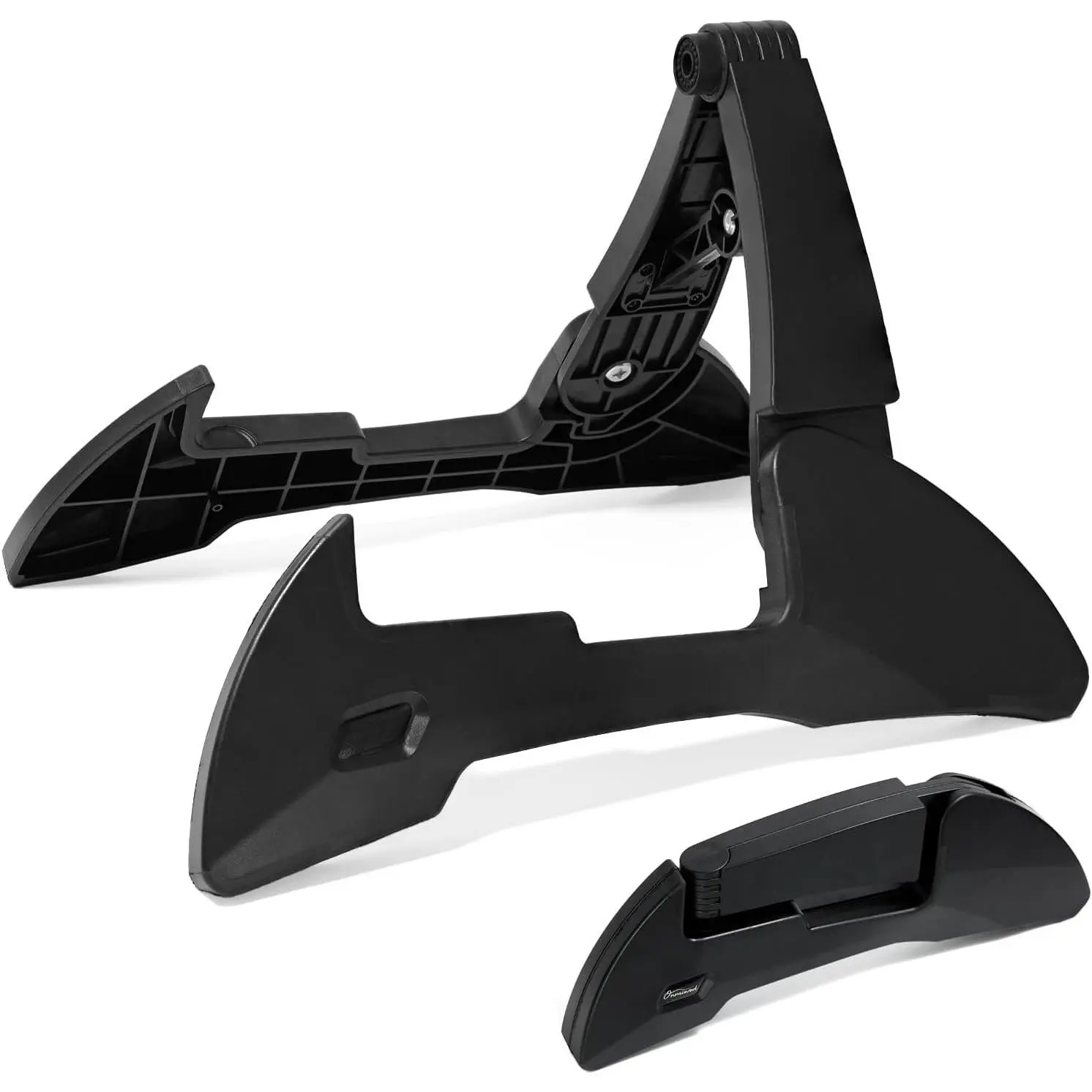 Guitar Stand, Foldable Guitar Stand with Adjustable 2-Width, Sturdy Electric Guitar Stand, Portable Acoustic Guitar Stand Compatible with Guitar, Bass, Ukulele, Banjo, Guitar Accessories