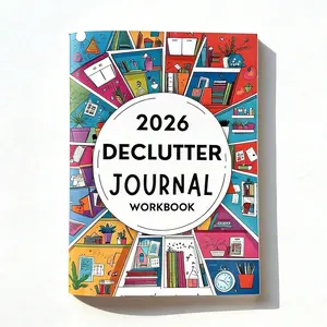 2026 Declutter Journal & Planner Workbook, Home Organization Guide with Structured Templates, Family Organizing & Personal Planning Book