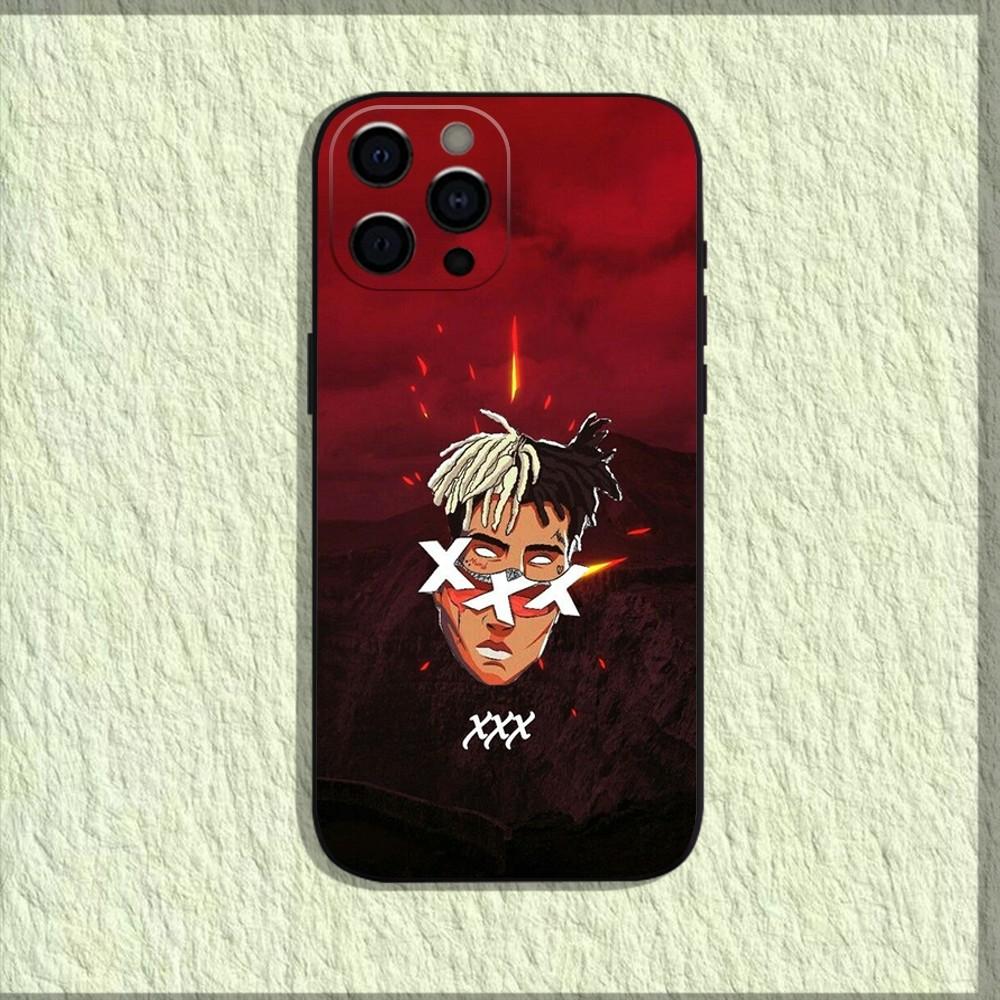 Rapper X-XXXTentacionS Phone Case For iPhone 17 16 15 14 13 12 11 Pro Max Mini  Plus 16E Shockproof Non-Slip Soft Cover