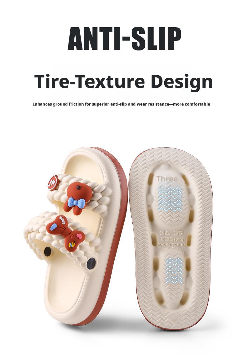 New thick-soled women's slippers, non-slip cute sandals