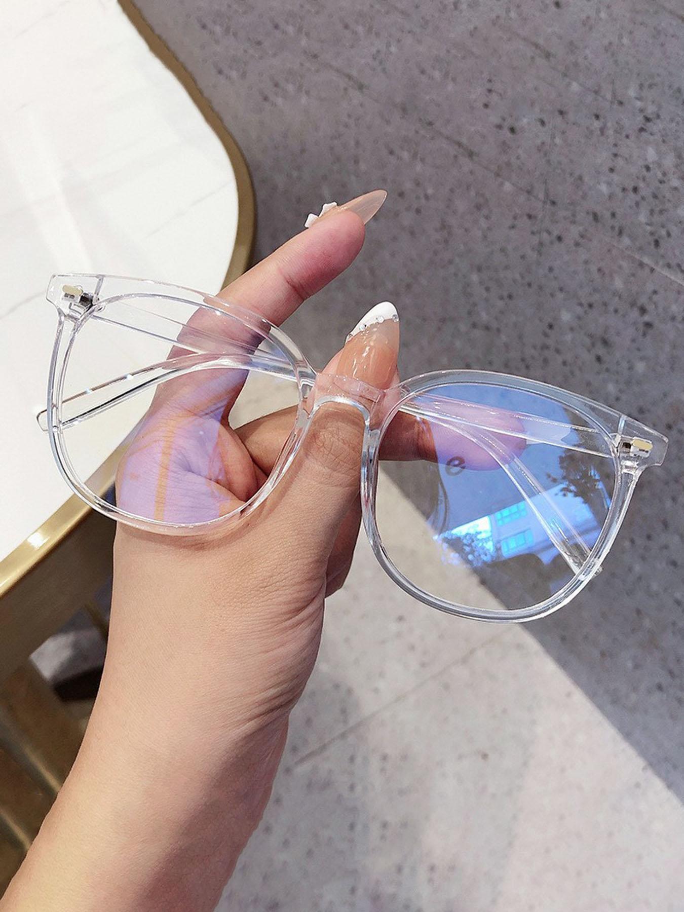 Trendy Leopard Pattern Frame Eyeglasses, Fashionable Blue Light Blocking Glasses for Women & Men, Fashion Eyeglasses for Work, Daily Clothing Decor, Perfect for Student Daily Use, Fashionable Frames Glasses