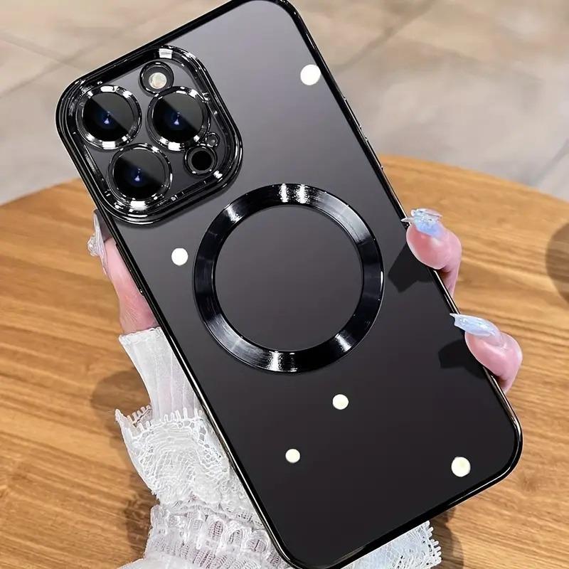 Luxury Plating Magnetic Wireless Charging Case Bundle For iPhone 11/12 ...