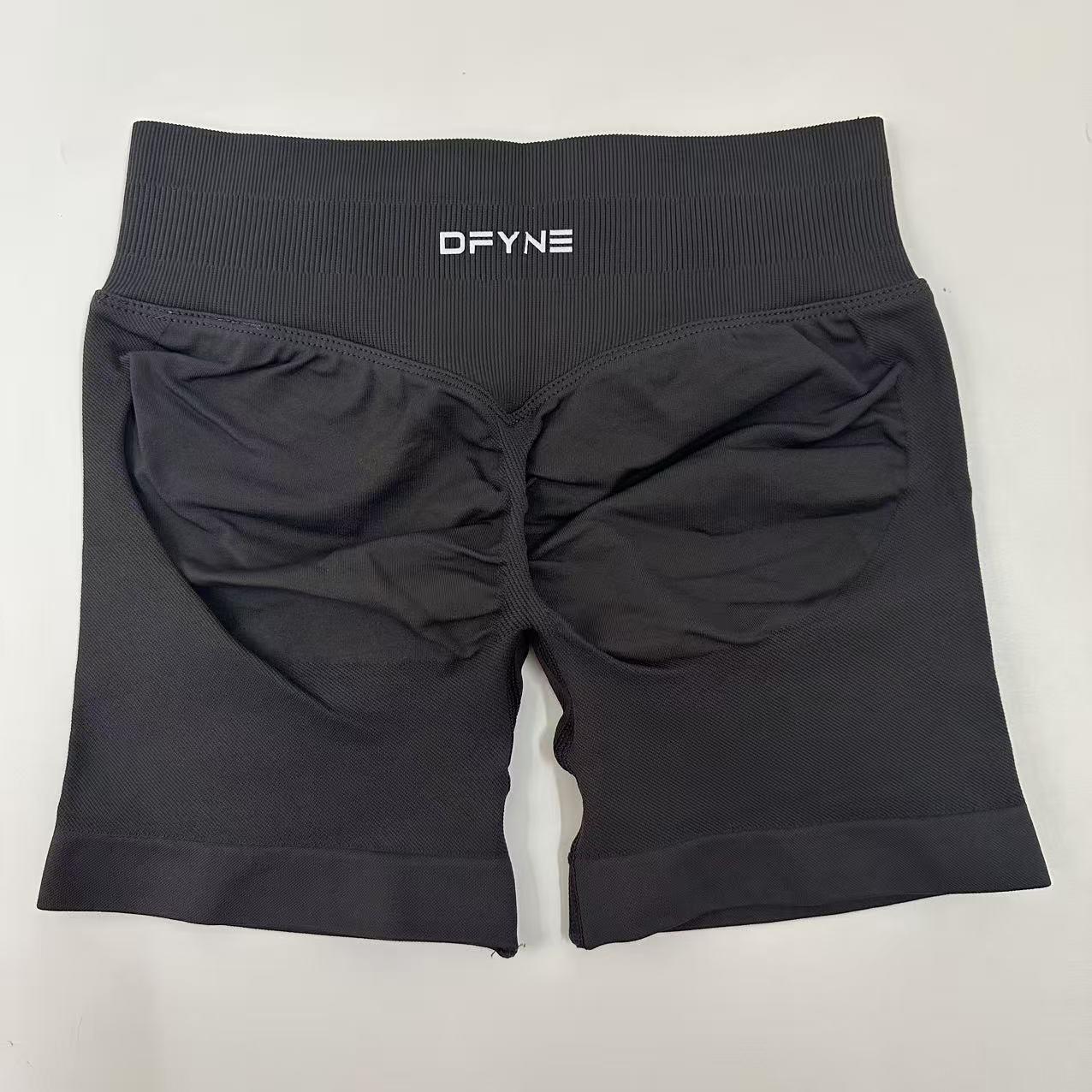 Dfyne Impact Women's Yoga Shorts, Tighten the Buttocks, High-Waist Stretch, Suitable for Exercise and Fitness, As Well as Outdoor Cycling.