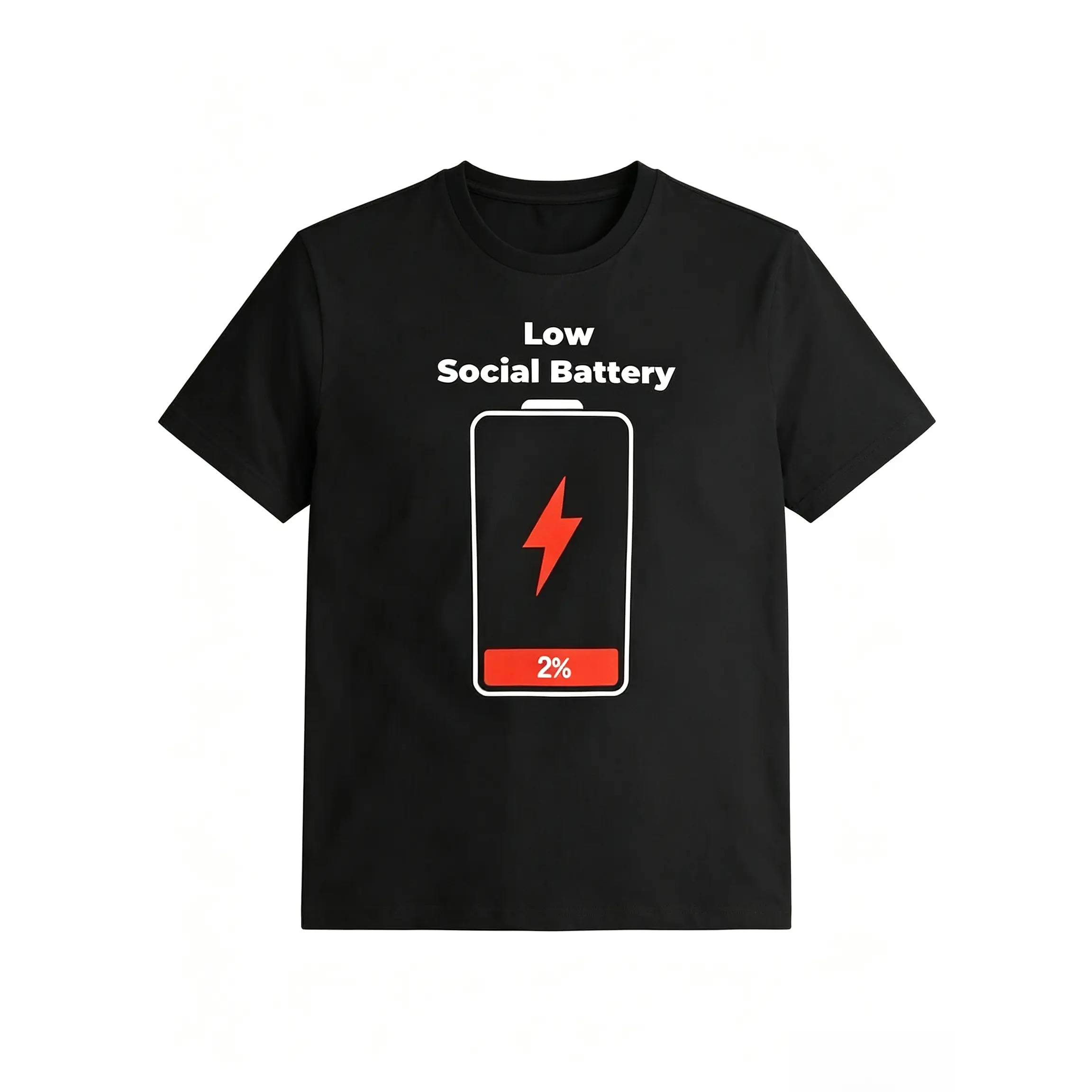 Garment-Dyed Introvert T-Shirt, Vintage Low Social Battery Graphic Tee, Soft Cotton Casual Streetwear Top for Men & Women, Smooth, Natural, Xxl, 3Xl, Durable, Classic Fit, Gentle Wash, Regular Cut, Graphic Print, Love, Tshirt, Fabric, Apparel, Unisex, Rib