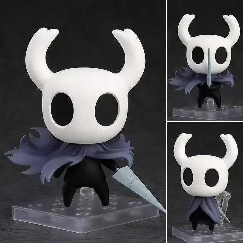 Hollow Knight The Knight Nendoroid Action Figure, Q Version Movable PVC Model Anime Game Figure Toys Collectible Doll for Gif