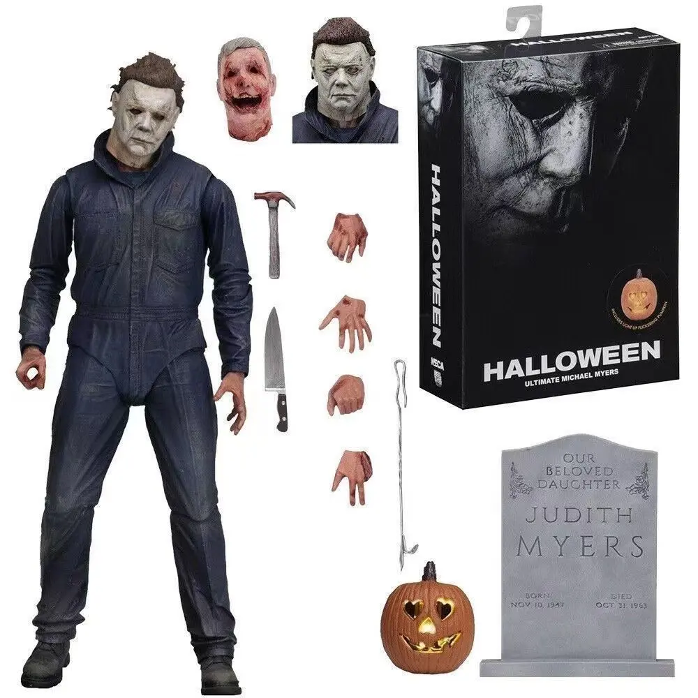 Neca Halloween Michael Myers 7 Inch Jointed Action Figure Model, Collectible Party Gift, Halloween Easter Present, Detailed Design