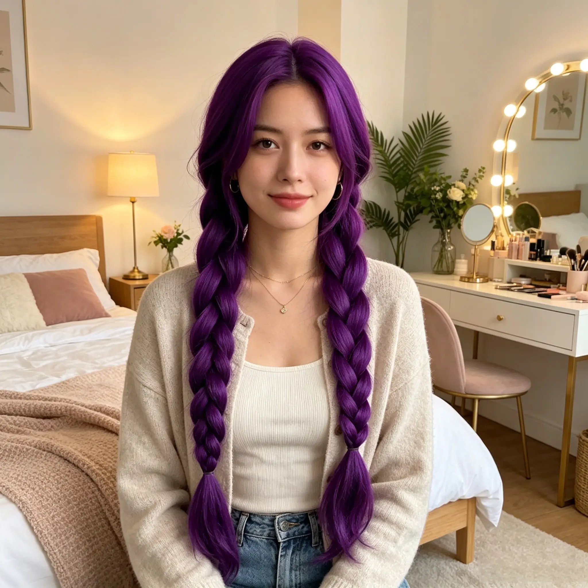 High Temperature Fiber Long Hair Wig, Fishbone Braid Clip, Wavy Design, Ideal for Adult Women, Cosplay, Anime, Festive Wear