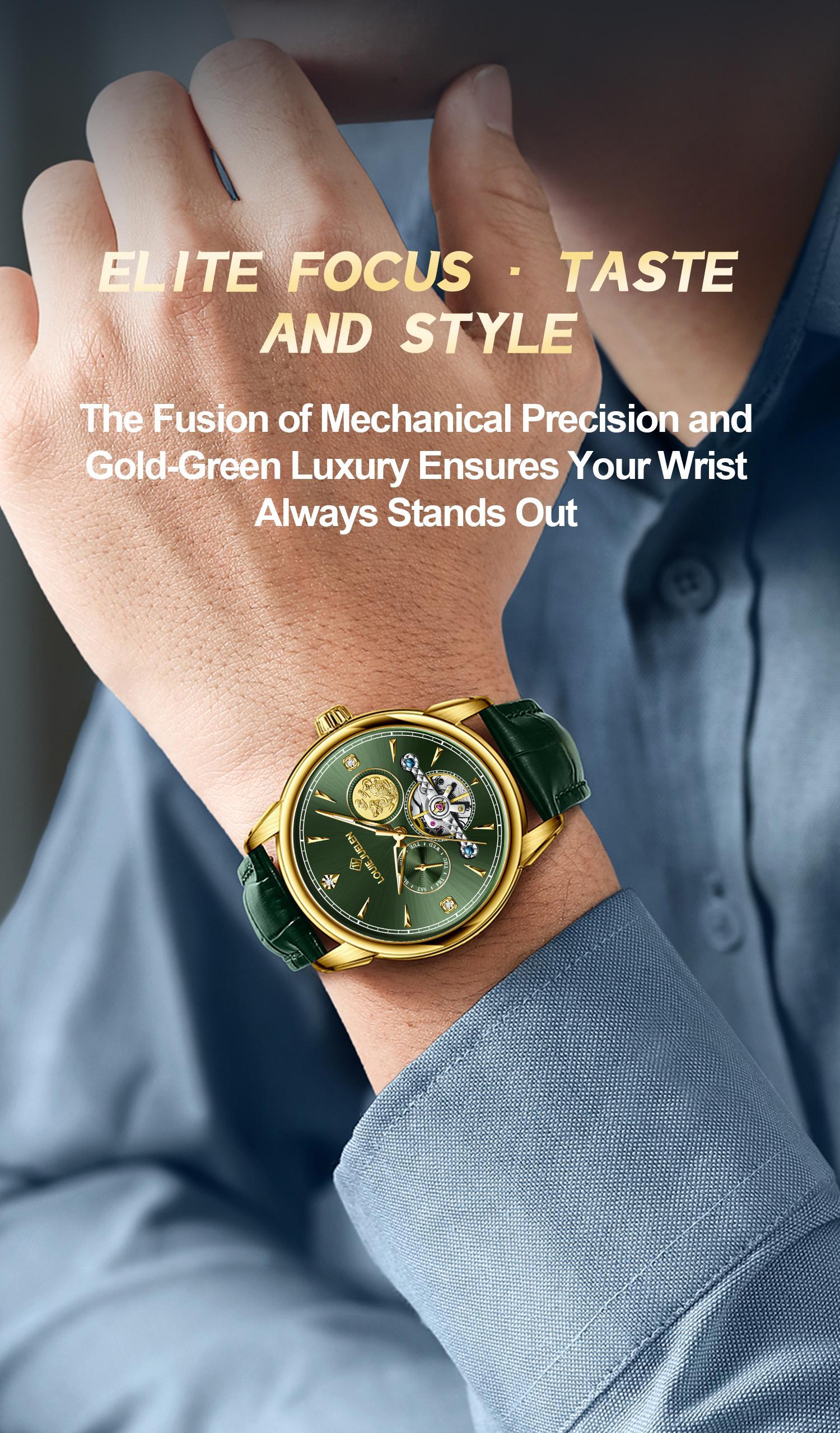 The 42mm Sapphire Chronograph for the Discerning Man.