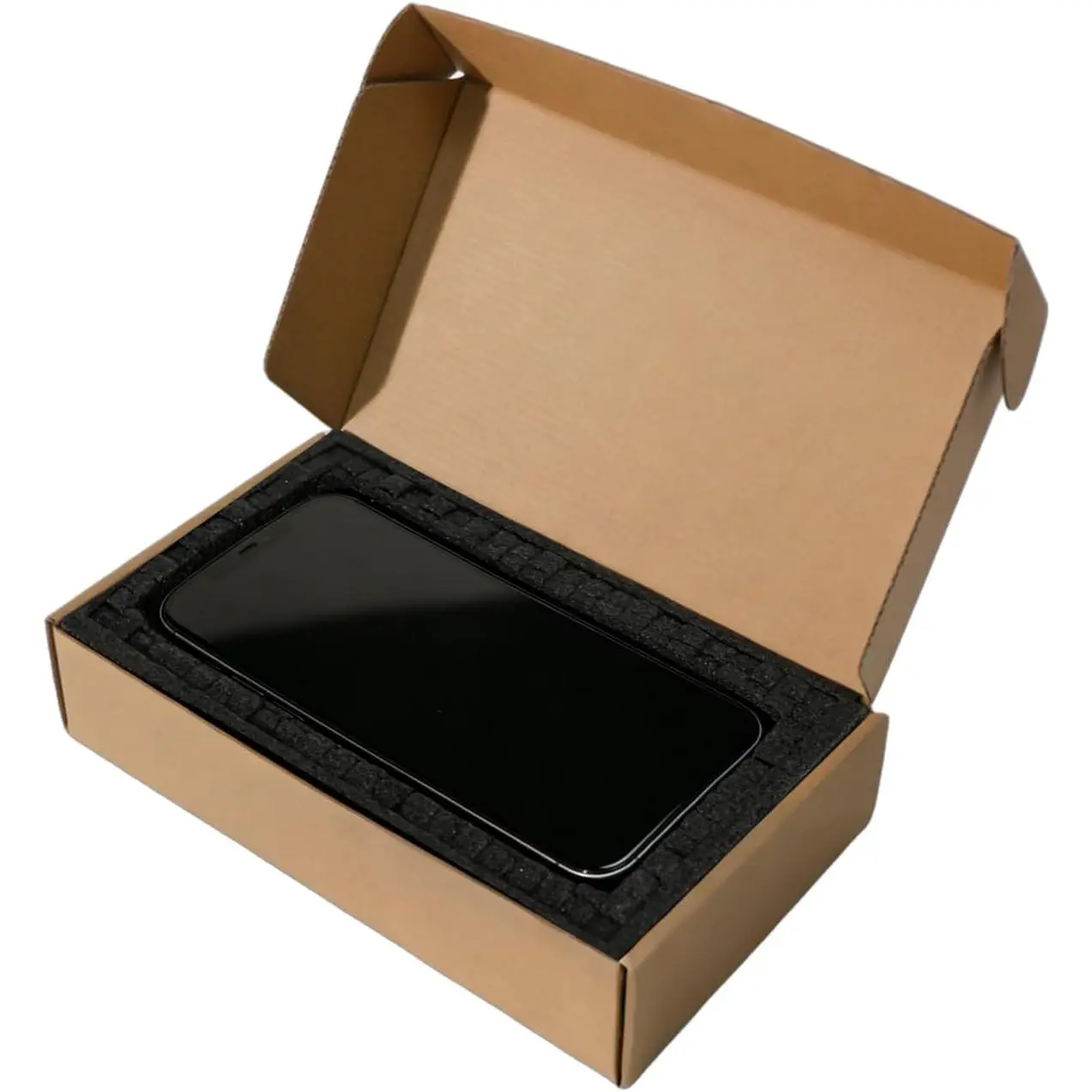 1 count Cell Phone Shipping Box with   - Cardboard Mailing Box for Smartphones, Secure Phone Packaging Box for Shipping & Gifting