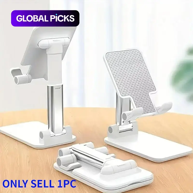 Foldable Desktop Phone Holder, Portable Phone Holder, Multifunctional Phone Stand, Cell Phone Stand, Cellphone Stand, Foldable Mobile Phone Tablet Stand Holder, Angle and Height Adjustable #GLOBAL PICKS