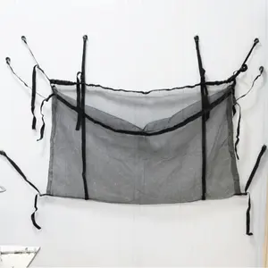 Over-the-Wall Mesh Pool Storage Bag - Large Hanging Organizer for Pool Essentials, Pool Toys, Floats & Accessories (Keeps Items Dry!) Hangable Multifunctional Storage Bag