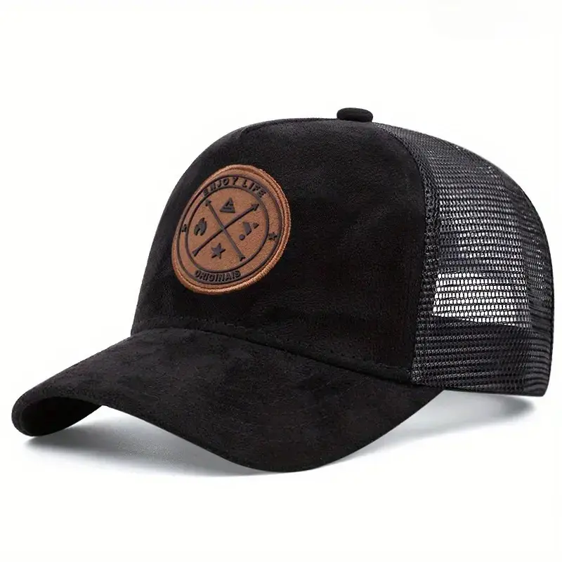 Unisex Graphic Trucker Hat, Flat Bill Mesh Snapback Cap with Adjustable Closure, Lightweight Streetwear Baseball Hat for Y2K Hip Hop Style, Outdoor Activities, Travel and Daily Casual Outfits