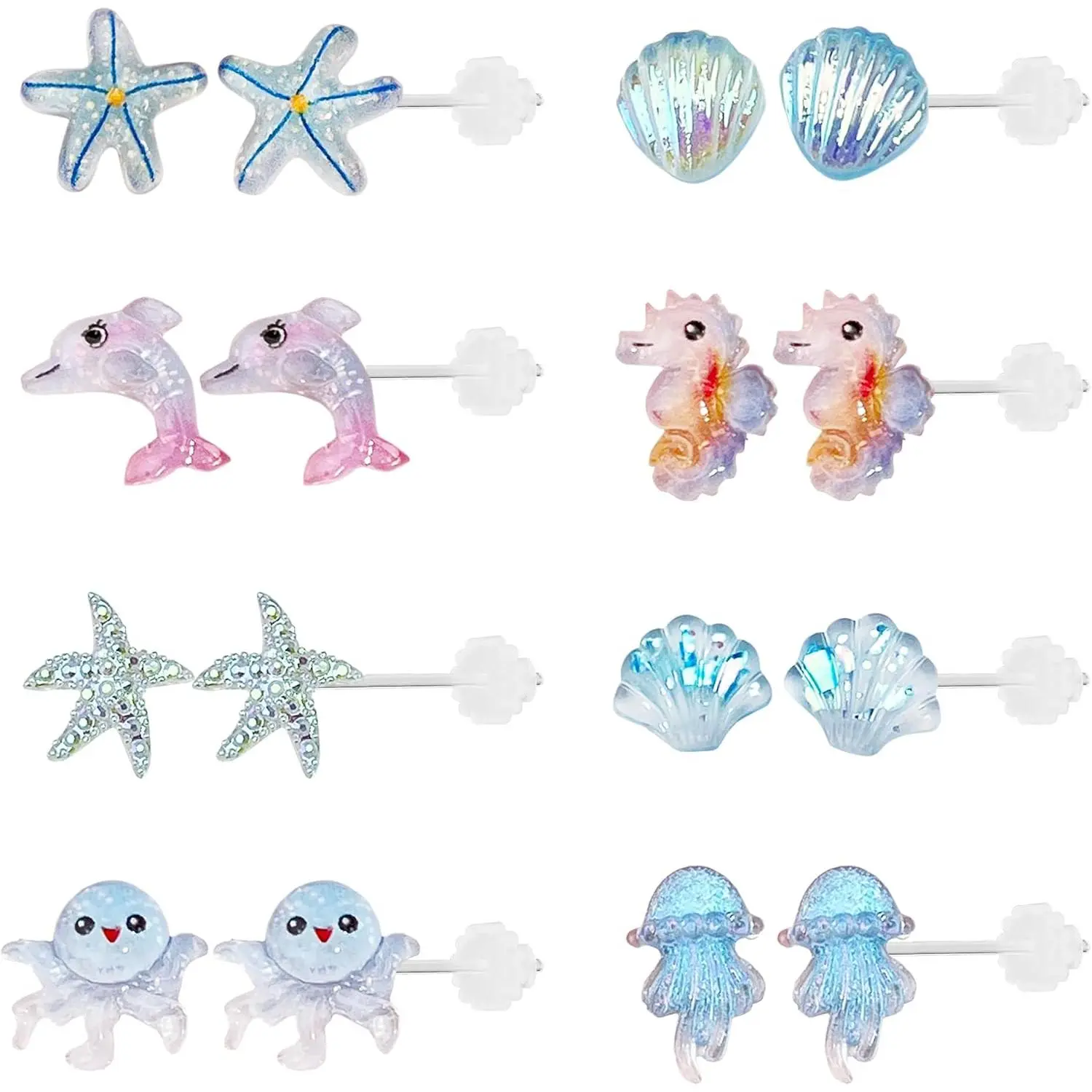 Plastic Earrings for  Ears  Grade Studs for Women  Cute Earring