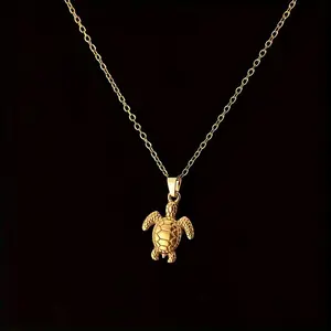 Exquisite Turtle Pendant Necklace, Perfect for Casual And Vacation Styles, Ideal Gift for Friends Or Brothers, a Must-Have for Outings And Daily Wear