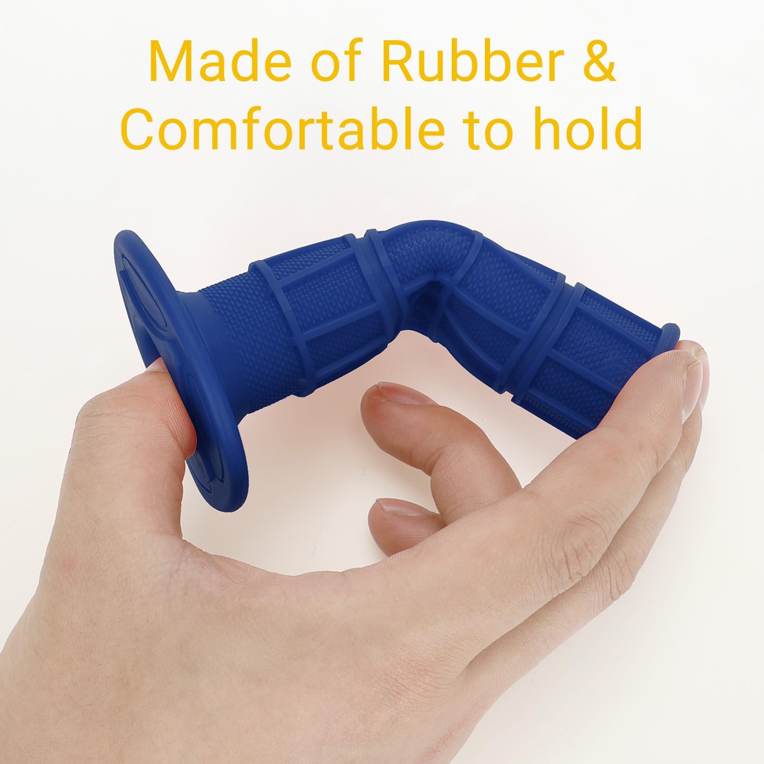 7/8 Inches Universal Motorcycle Grips Hand Grips for CRF50 CRF125 YZ80 YZ85 YZ250 KLX110 TTR125 SSR125 Pit Dirt Bike Off Road Parts Blue Rubber