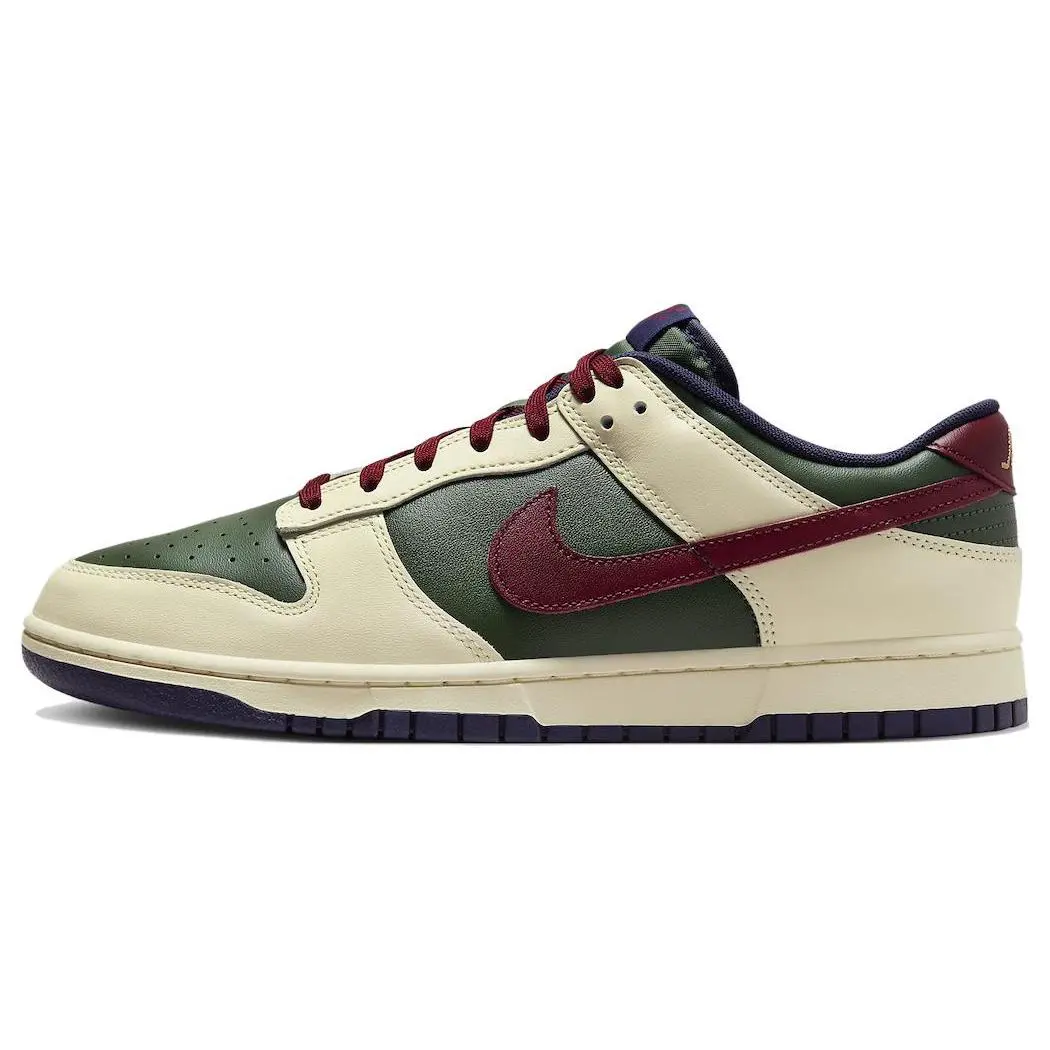 Nike Dunk Low Top Sneakers for Men – Lightweight Green Casual Shoes Verifiable, with credentials and supporting global authentication