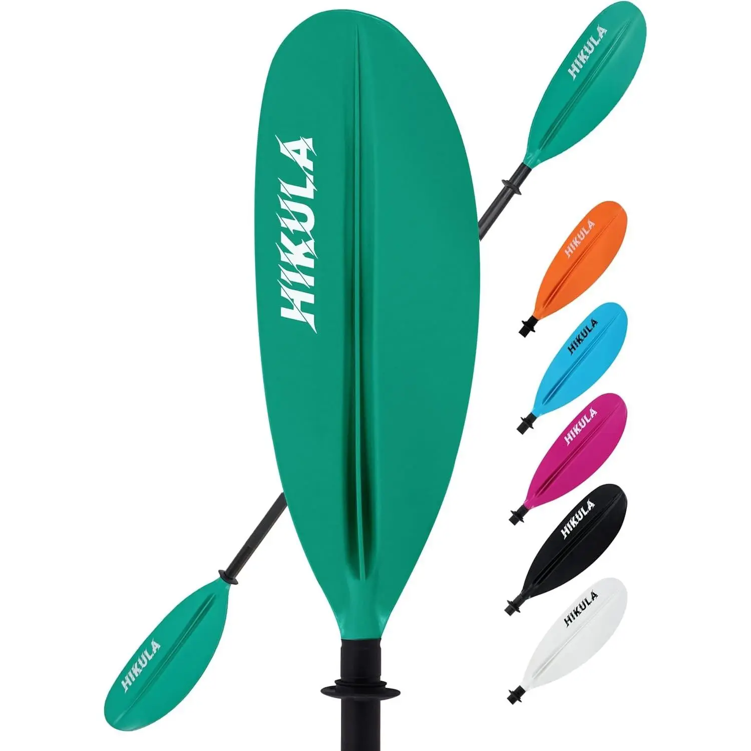4 Pieces Water Sports Paddles Aluminum Shaft PP Blade Floating Lightweight Oars 86.6in/220cm 90.5inch/230cm