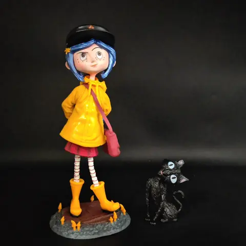Ghost Mom Caroline Anime Model, Character Figurine, Desktop PC Case Accessories, Handmade Figurine Decoration, Collectible Item for Fans