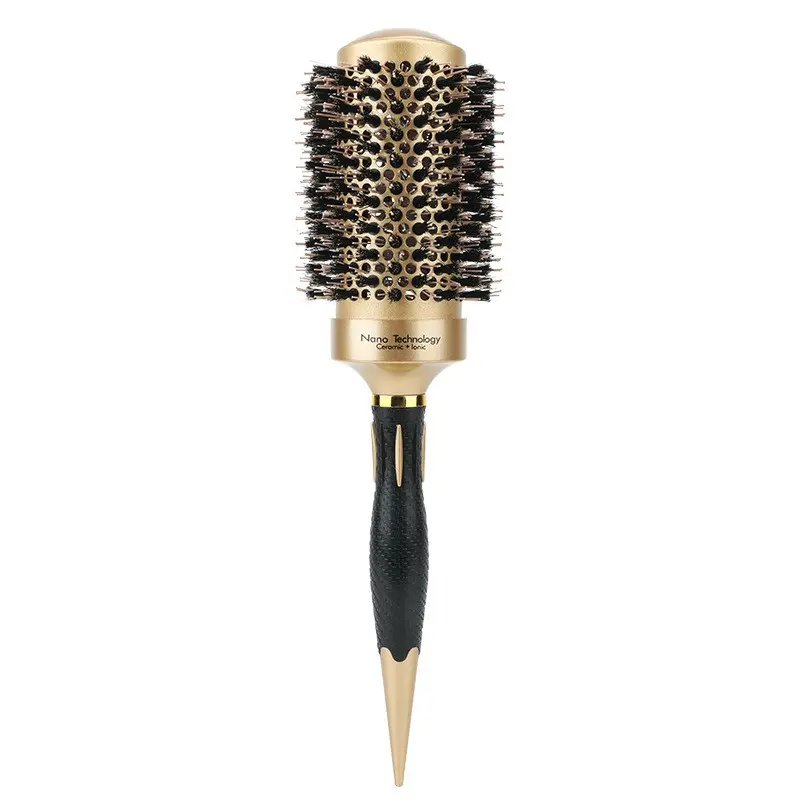 Ceramic Round Comb, Air Heat Conduction, Volumizing Hair Brush, Heat Resistant Nylon, Durable and Smooth Texture, Round Brushes