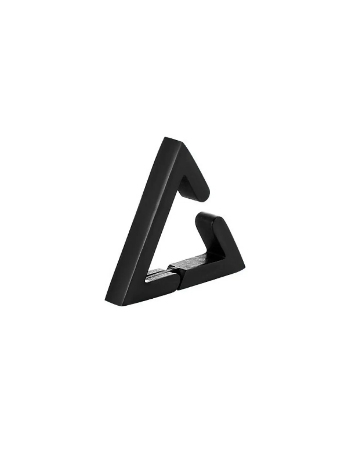 1 Pair Stainless Steel Triangle Earrings, Smooth Surface, Fashionable and Simple Design, Versatile Jewelry for All Occasions
