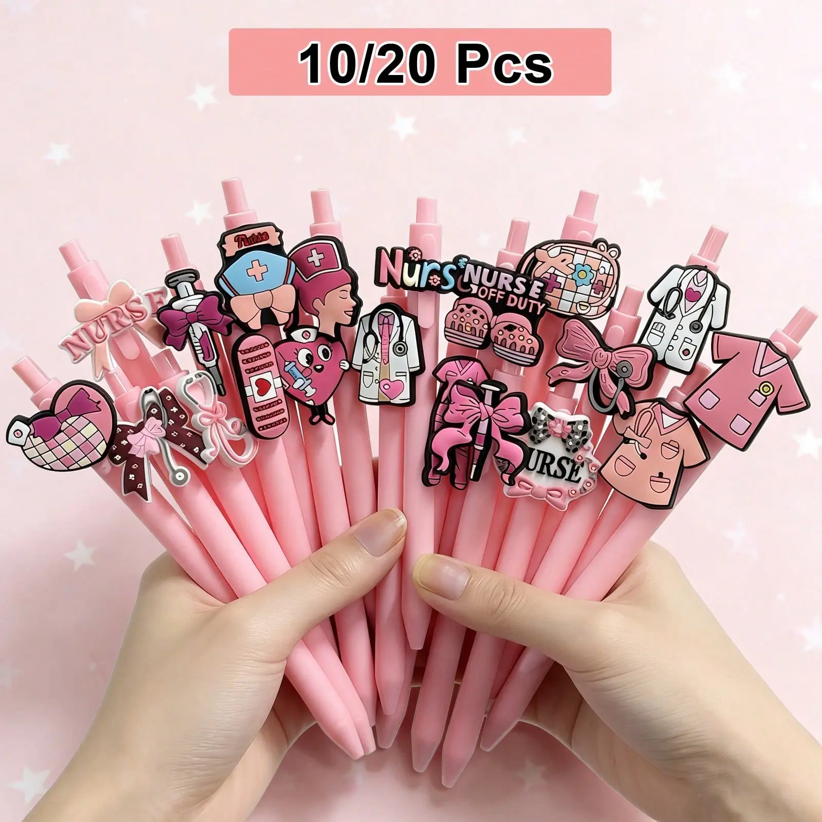 10/20 Cute Nurse Doctor Ballpoint Pens, Medical Theme Writing Pens, Practical Nurse Gifts, Nurse Creative Stationery, Perfect for New Year, Valentine's Day, Christmas