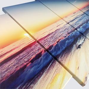 5 Piece Large Modern Seascape Artwork Gallery Wrapped Ocean Sea Beach Pictures Canvas Prints Waves Paintings on Canvas Wall Art for Living Room Bedroom Home Decorations L