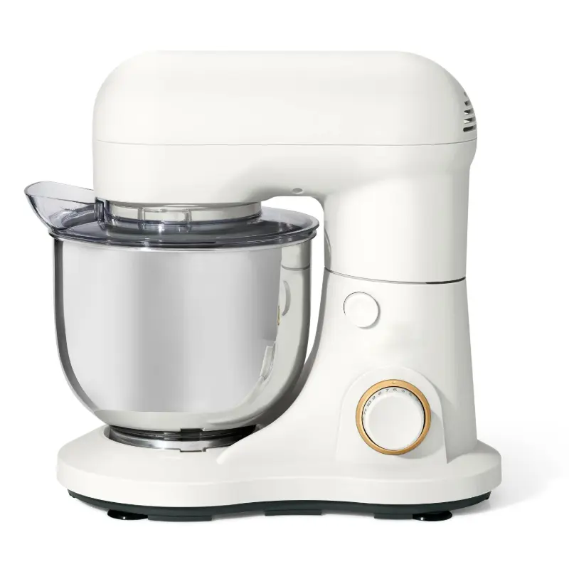 3.5 Quart White Icing Stand Mixer, Electric Countertop Mixer Included Flat Beater, Dough Hook and Balloon Whisk, Compact Kitchen Mixer for Baking, Cake, Bread & Daily Cooking