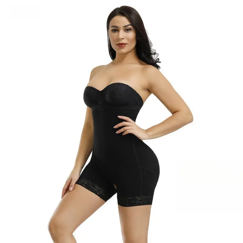 Women Spaghetti Strap Bodysuit Shapewear, Full Body Tummy Control Shaper, Seamless High Stretch Body Shaper Under Dresses, Firm Compression Slimming Body Suit For Daily Wear