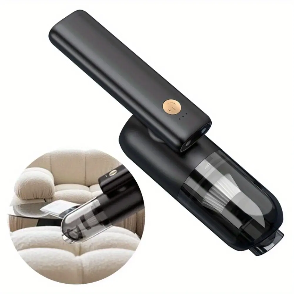 Powerful Cyclone Suction Wireless Car Vacuum Cleaner, Rechargeable Quick Charging Handheld Vac with Washable Hepa Filter, Efficiently Cleans Car Interior, Pet Hair and Scattered Debris for Daily Auto Cleaning